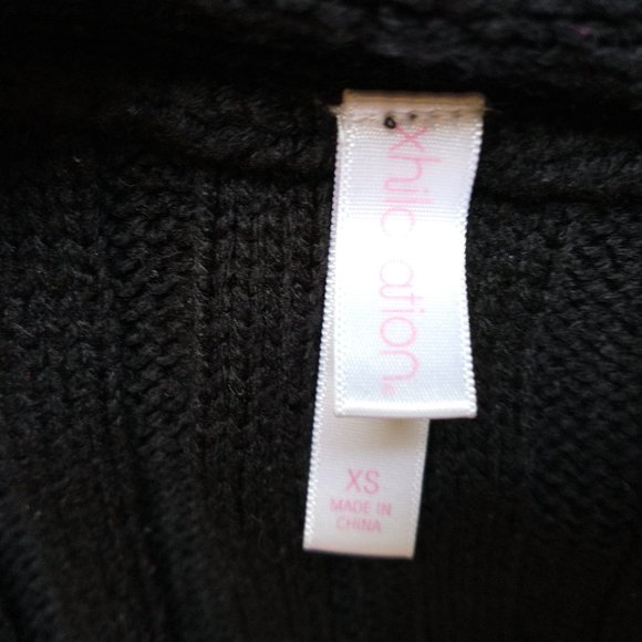Xhilaration - Size X Small - Black Cardigan - Picture 2 of 3